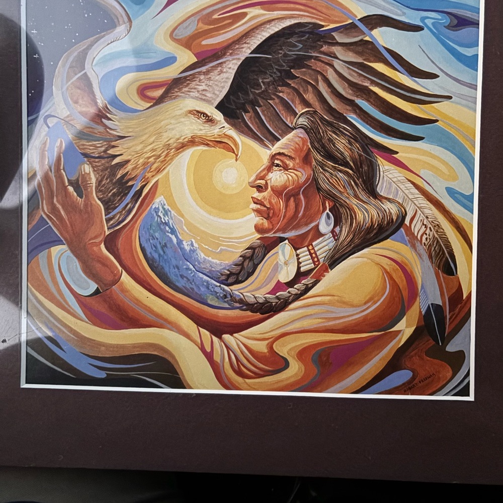 Colorful Native American Art Print